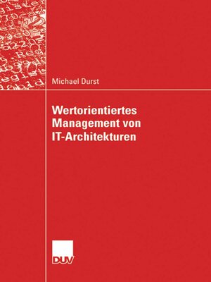 cover image of Wertorientiertes Management von IT-Architekturen